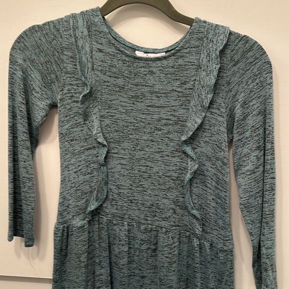 Green or turquoise dress size 8 long sleeve - Picture 3 of 3
